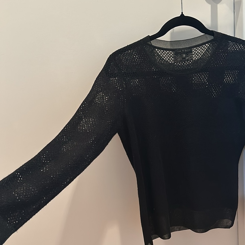 Rag and bone glittery blouse